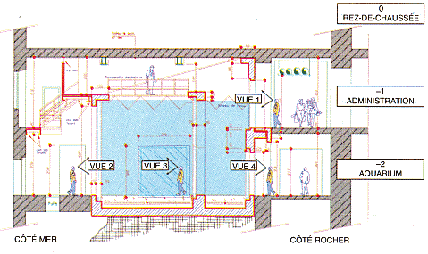 Schéma de l'aquarium géant (39ko)