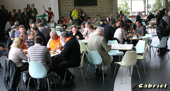 Repas d'un nouveau type pour ce congres 2010 à Arlon