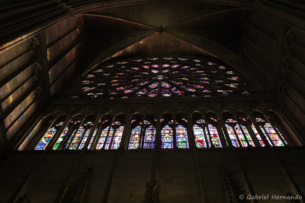 Vitraux du transept de la cathédrale