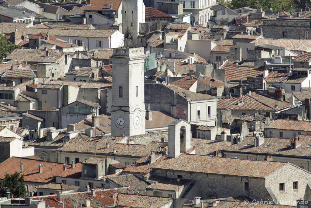 Vue panoramique, du sommet de la Tour Magne