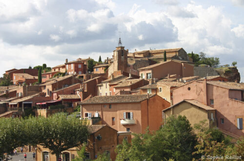 Le village de Roussillon en Provence