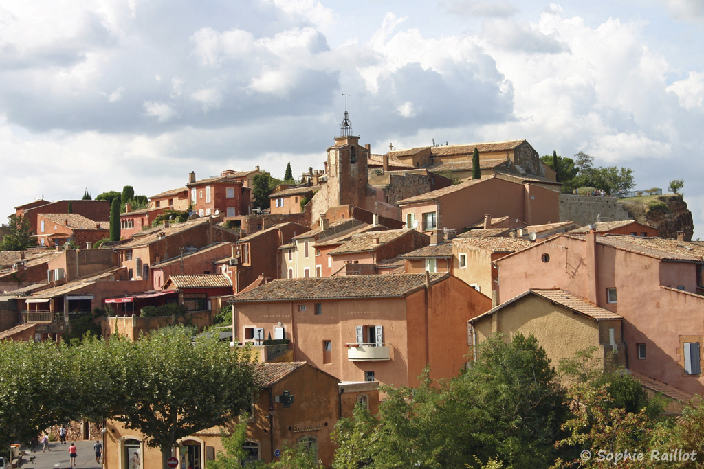 Le village de Roussillon en Provence