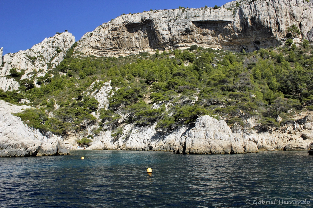 Falaises dominants la Calanque de Sugiton