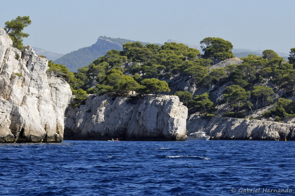 Cap d'En-Vau, limite entre les calanques de Port-Pin et d'En-Vau