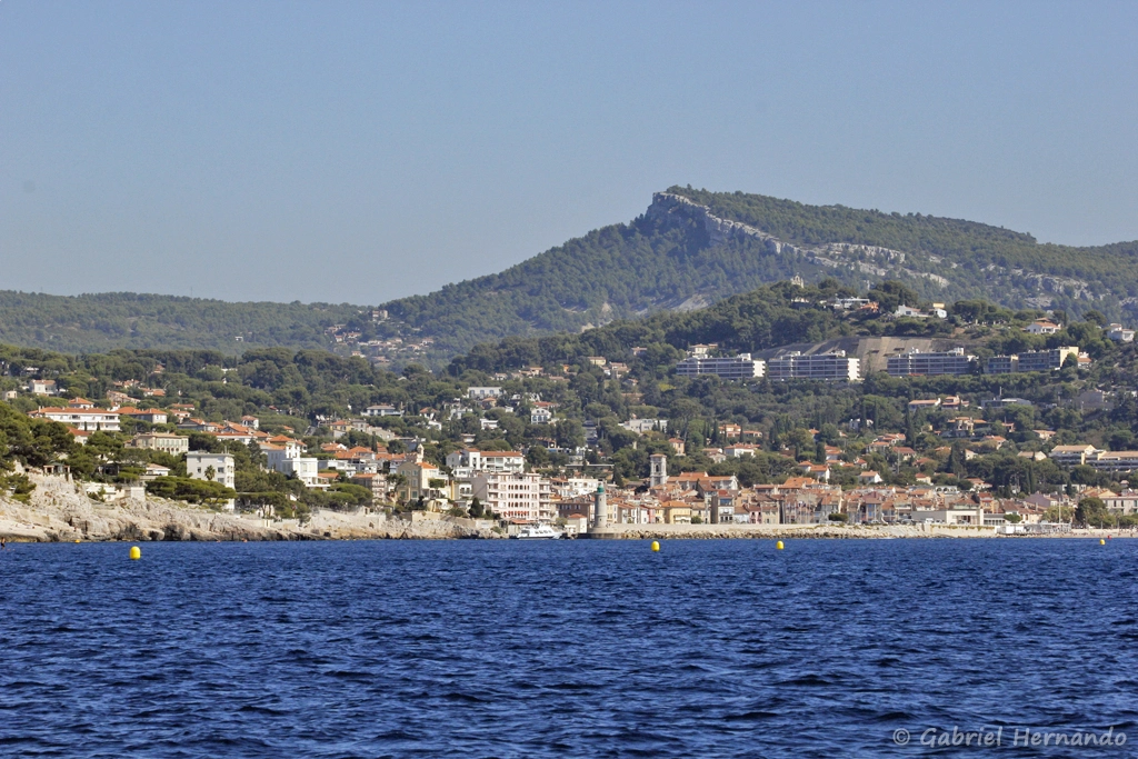 Cassis, depuis le bateau (Cassis, septembre 2018)