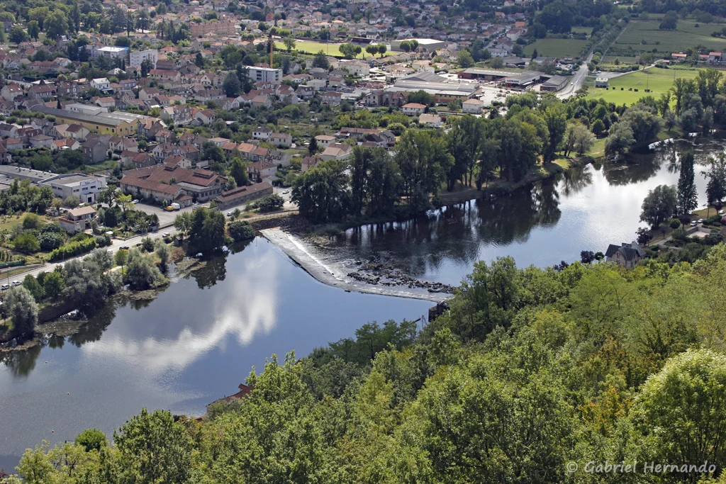 Panorama sur Capdenac-Gare et le Lot