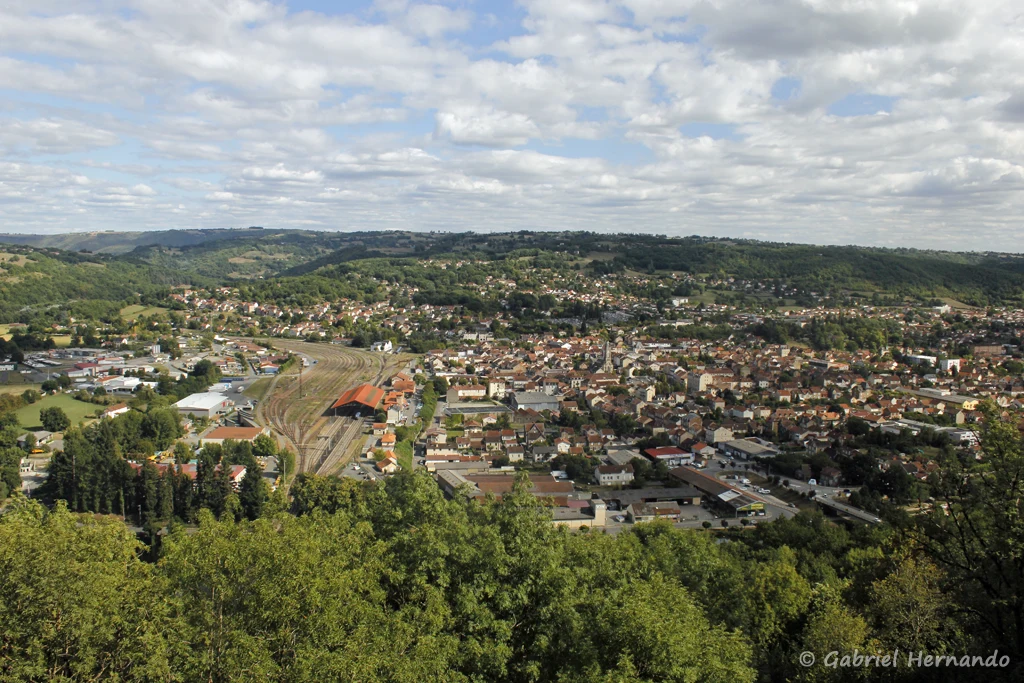 Panorama sur Capdenac-Gare