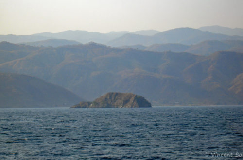 Mbowe Island, Malawi, vue du large