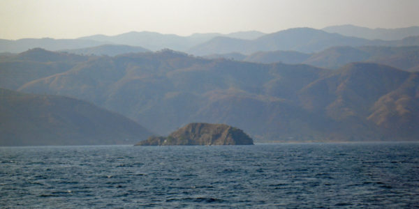 Mbowe Island, Malawi, vue du large