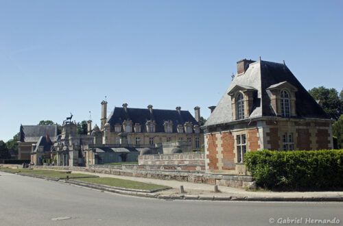Vue extérieure du château