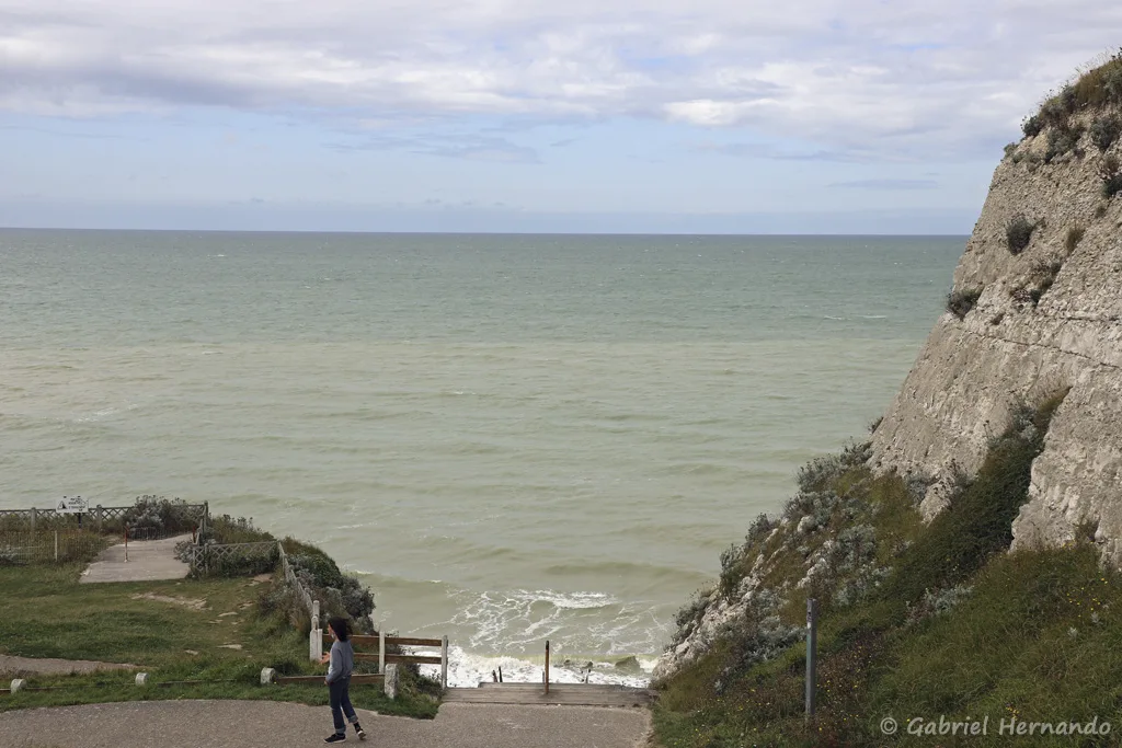 Accès à la plage du Bois de Cise
