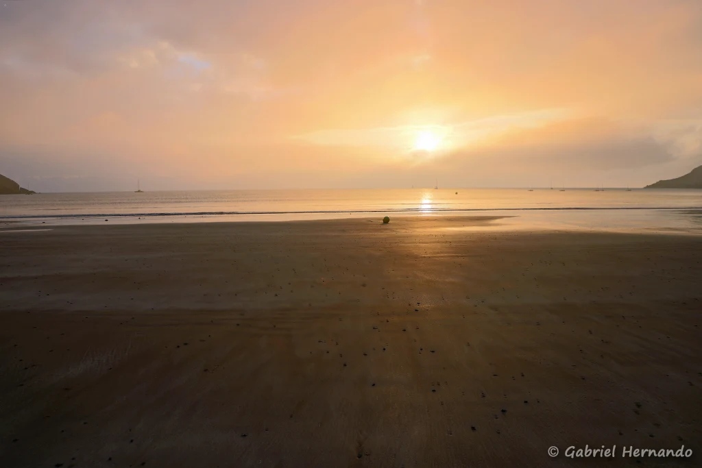 Lever de soleil sur la mer