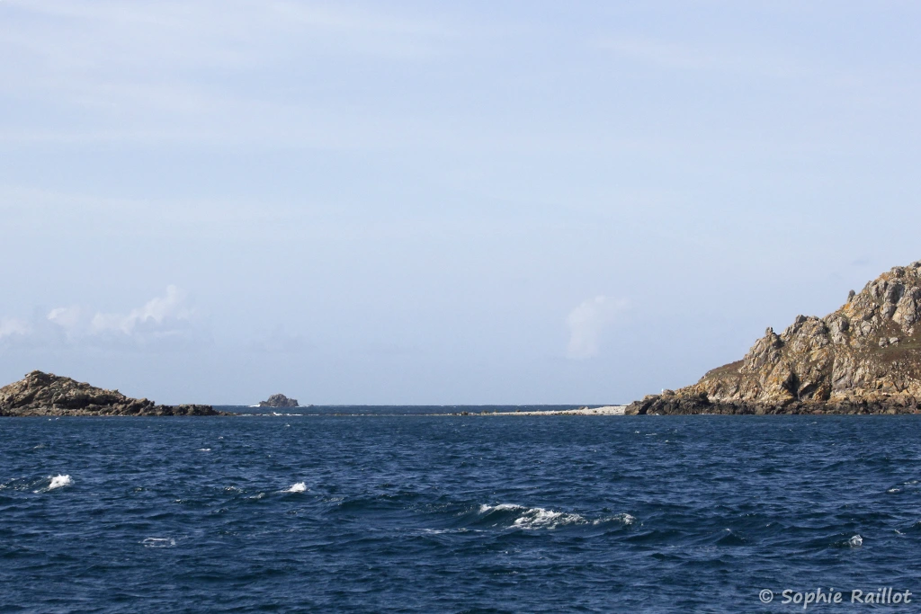 Jonction naturelle entre l'île Bono et l'île Aux Moines
