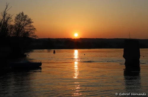 Coucher de soleil sur la Seine