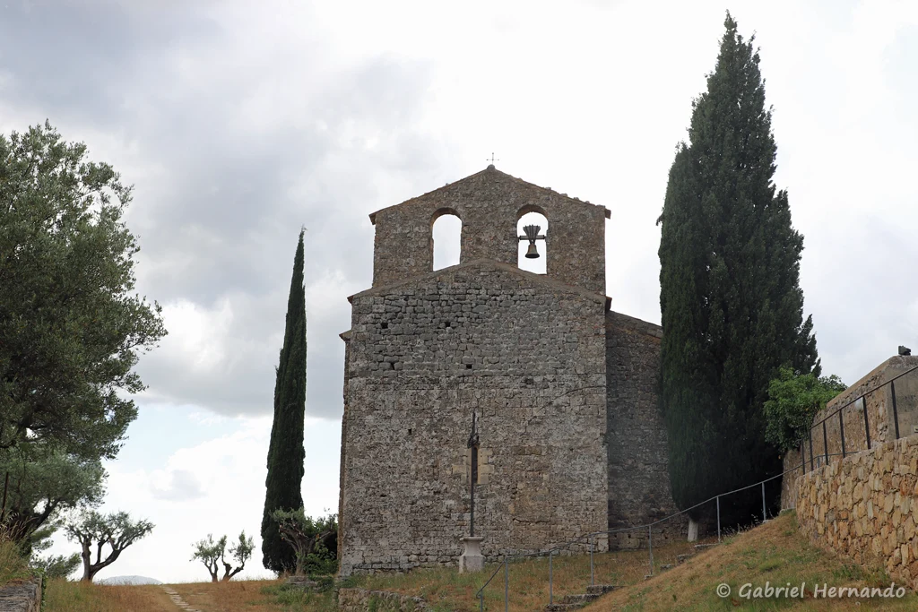 Clocher-mur de la chapelle Saint-Victor