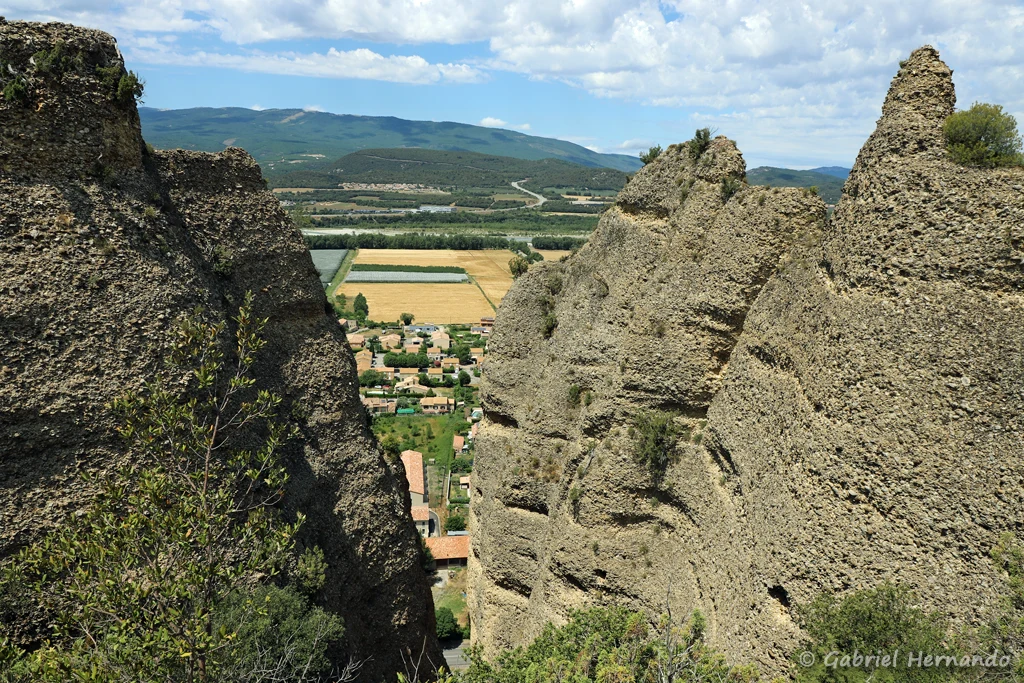 Point de vue depuis les falaises