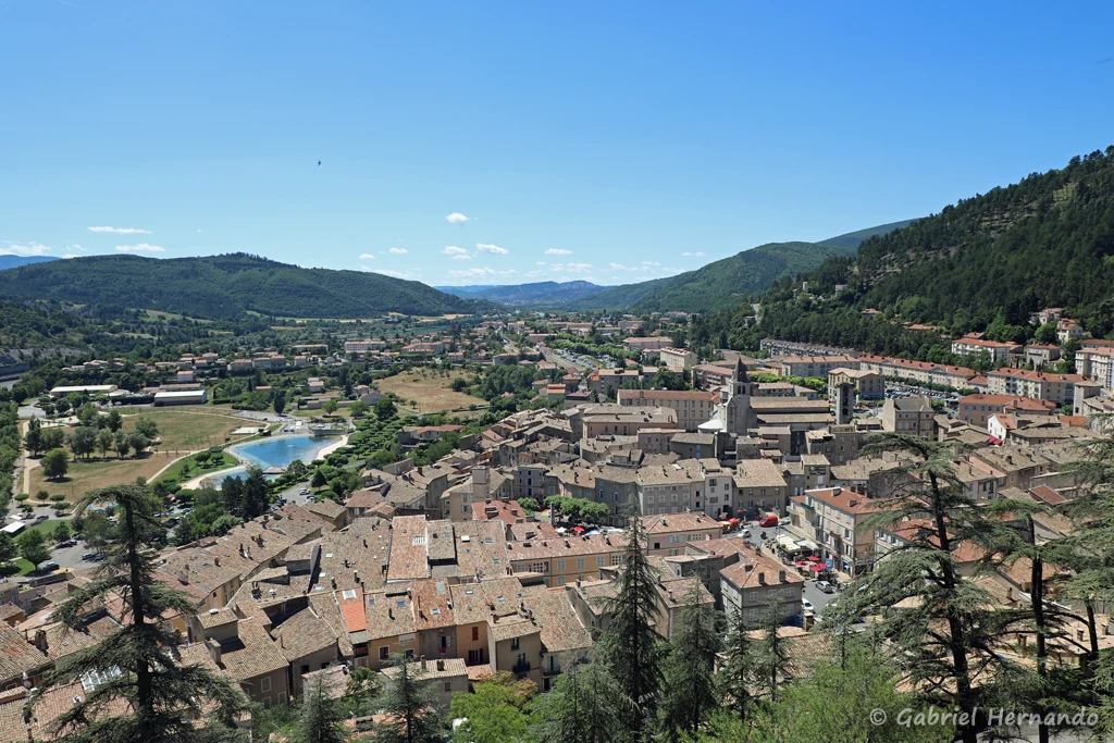 Vue sur Sisteron depuis la Citadelle