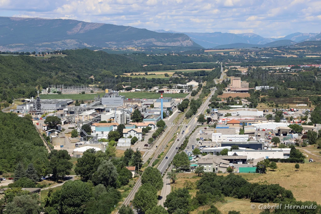 Usine Sanofi vue depuis la citadelle