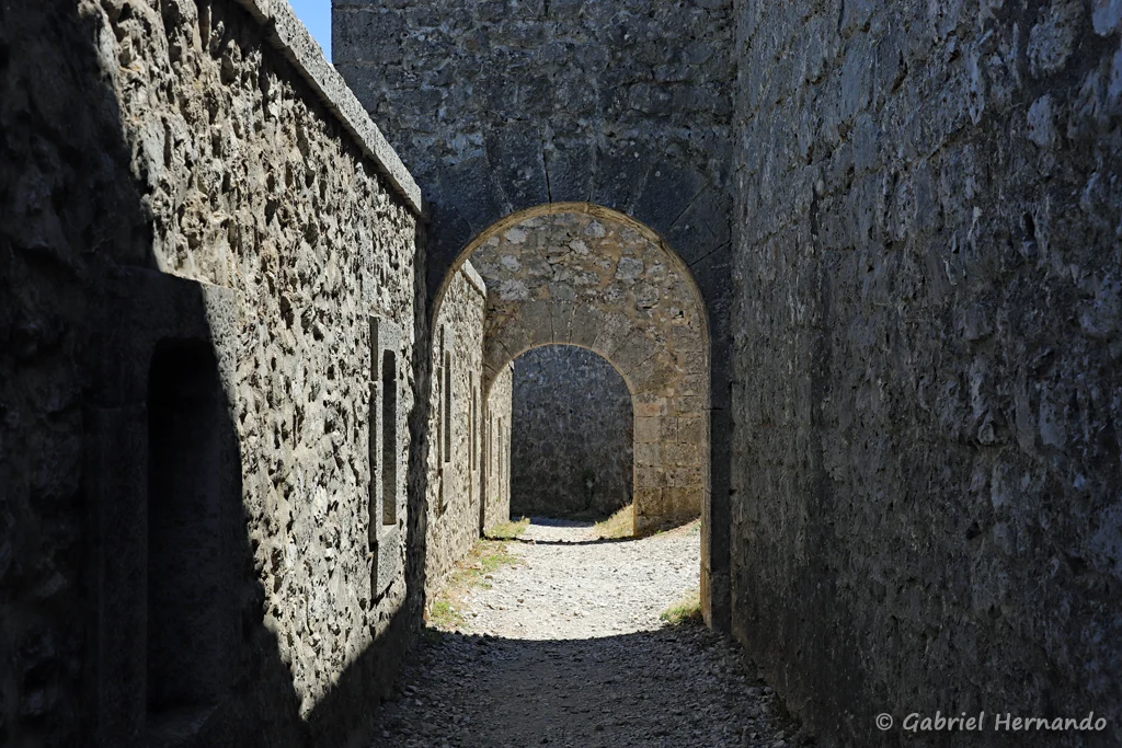 Chemin de ronde au niveau de la casemate
