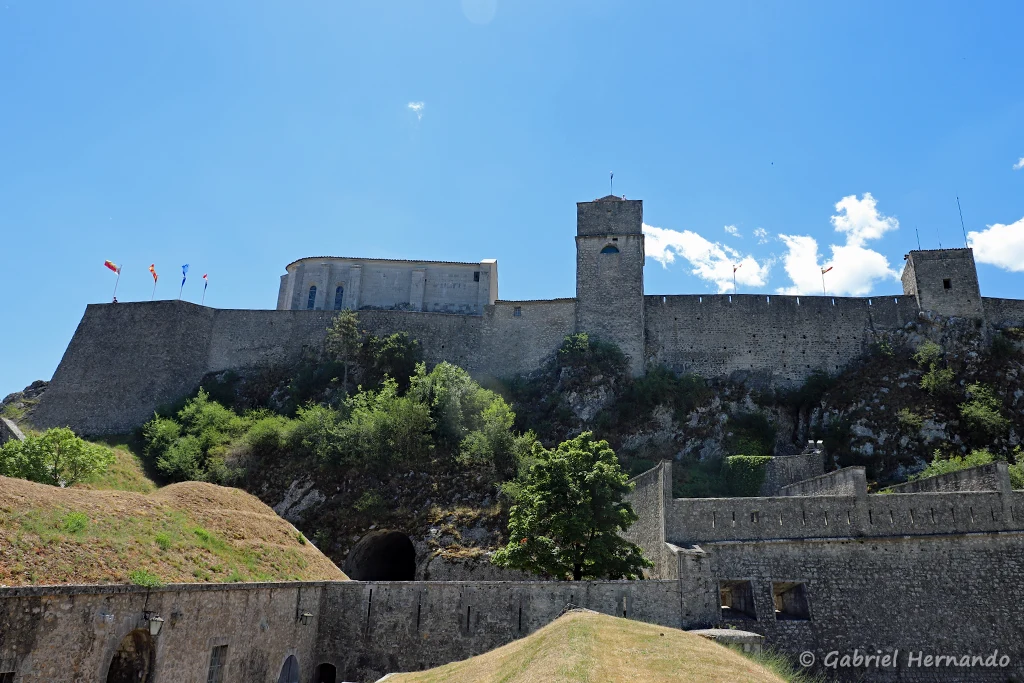 La citadelle, depuis la casemate du XIXe siècle