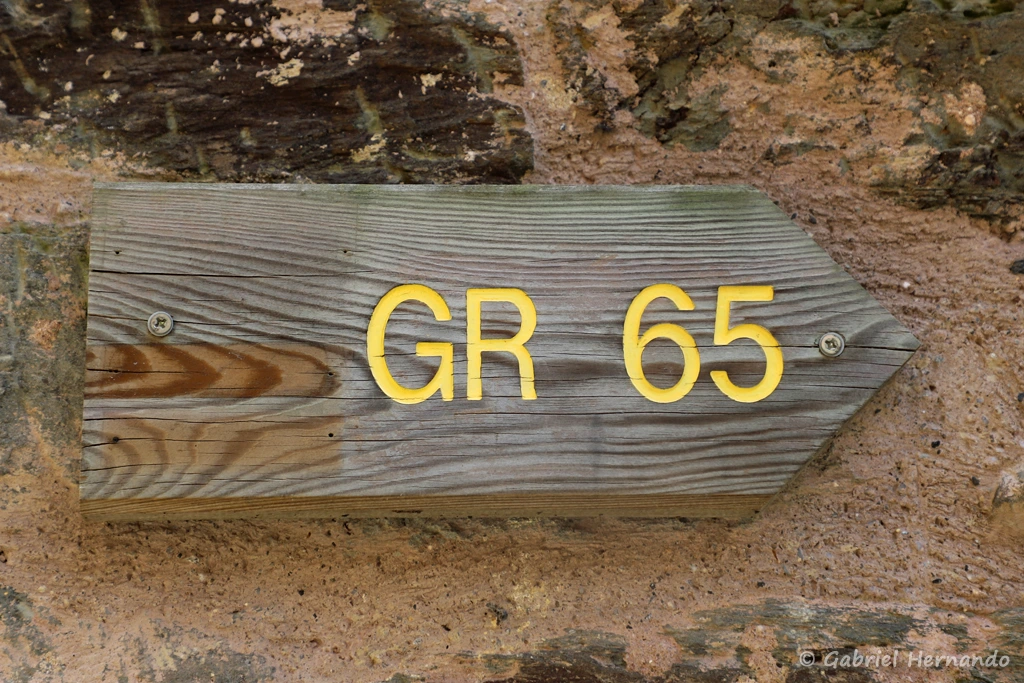 GR65, en direction de Saint-Jacques de Compostelle