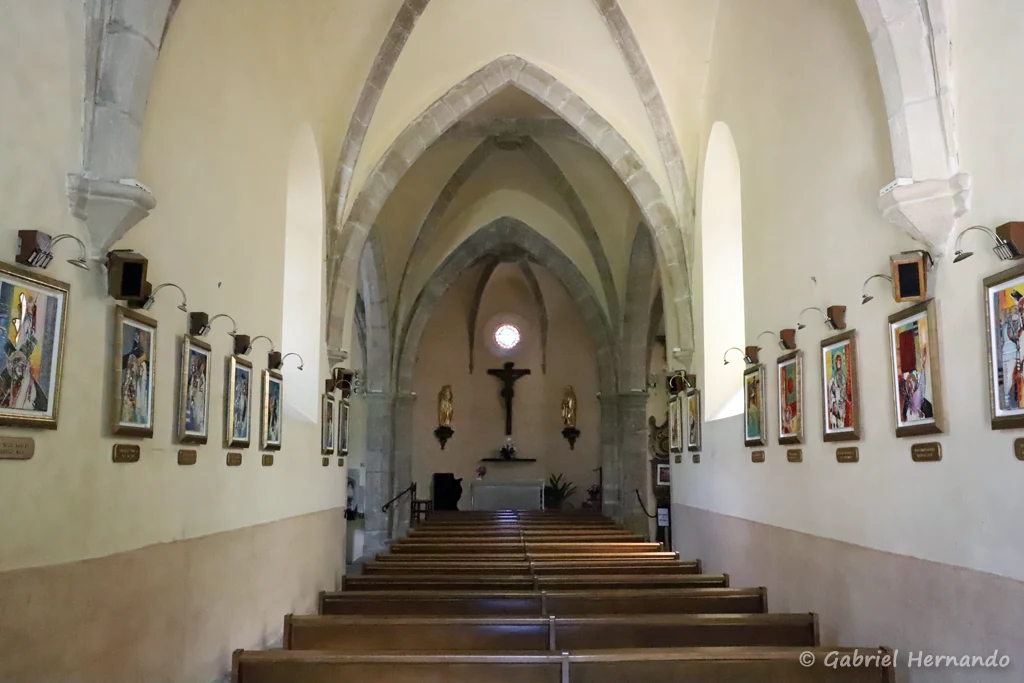 Nef de l'église Sainte Madeleine