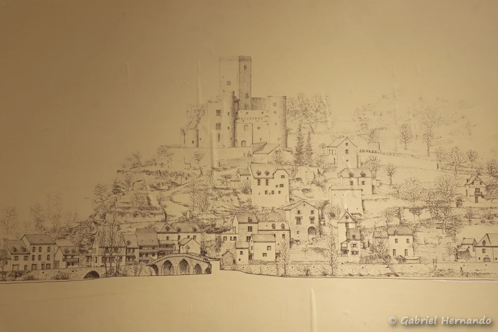 Etat des lieux du village, à l'échelle 5mm/m