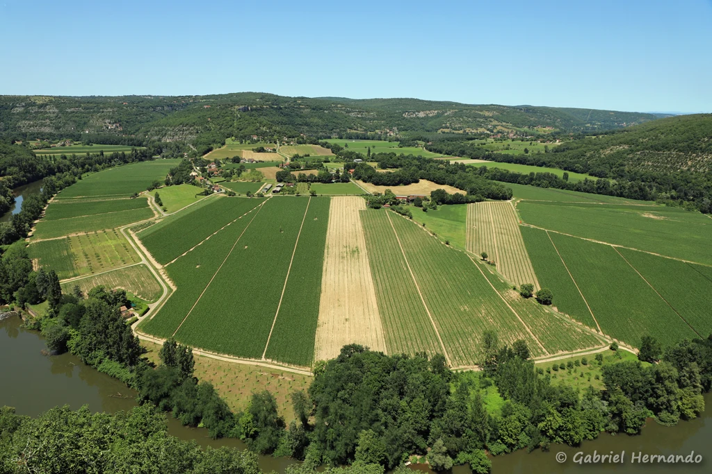 Plaine agricole du cingle de Caillac