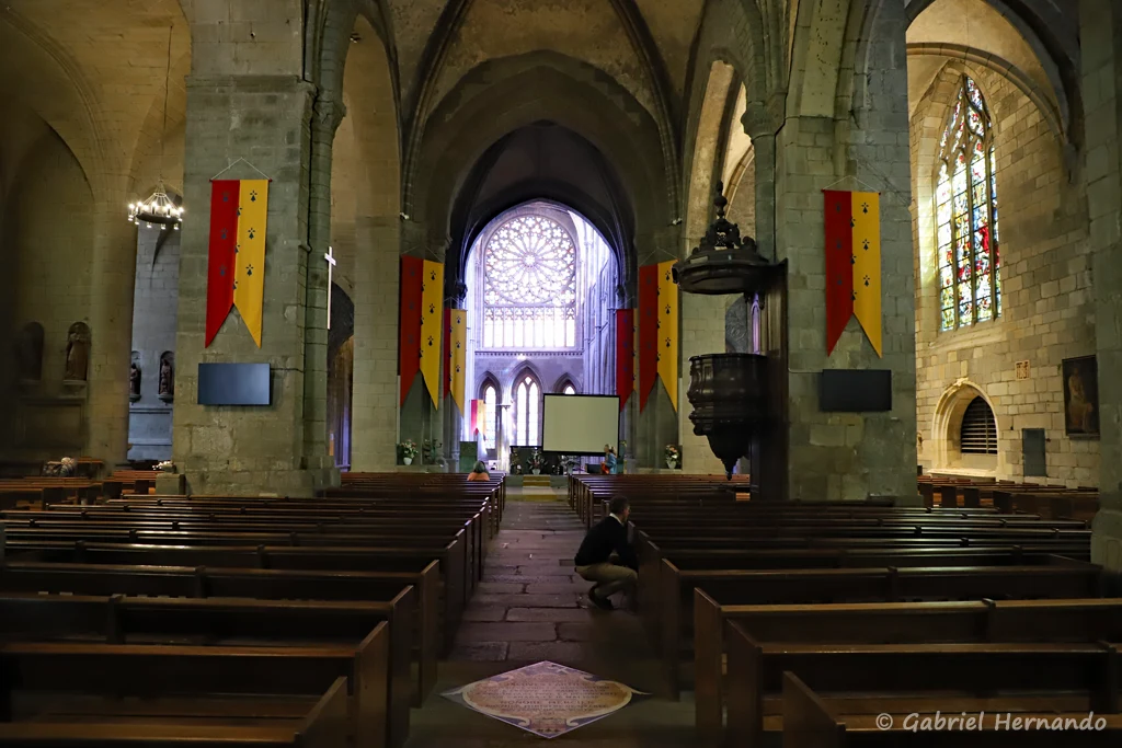 Nef de l'ancienne cathédrale Saint-Vincent