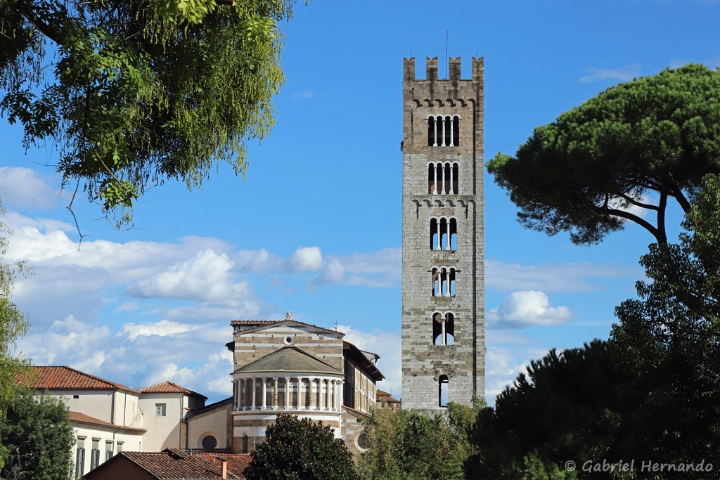 Basilique di San Frediano, depuis le rempart nord