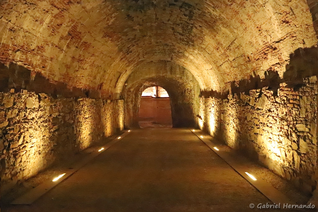 Passage, dans le Bastion (baluardo) San Paolino, des fortifications de la cité