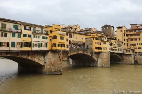 Partie aval du Ponte Vecchio