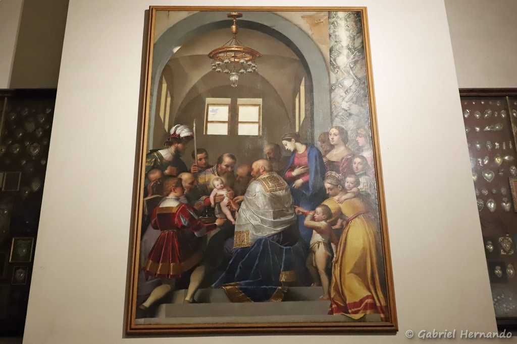 La Circoncision, un oeuvre de Jacopo Ligozzi (1594), situé dans la sacristie de la cathédrale San Martino
