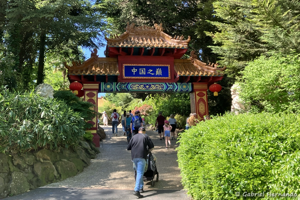 Entrée du domaine des hauteurs de Chine