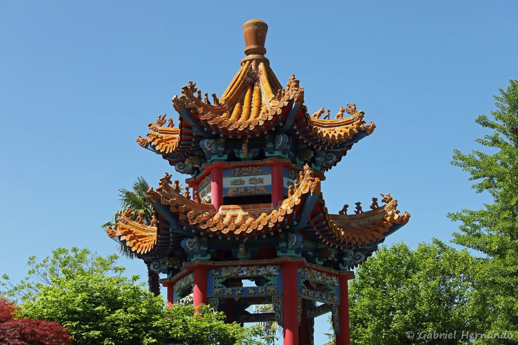 Elément décoratif typique du domaine des hauteurs de Chine
