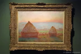 Les Meules à Giverny, soleil couchant