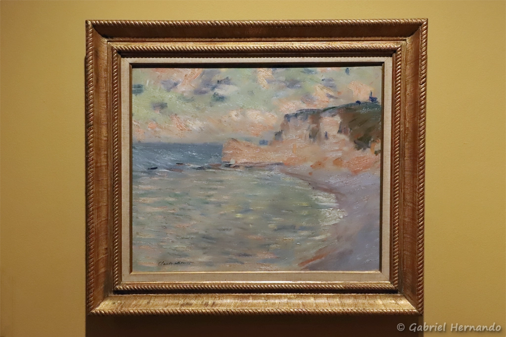 Falaise et Porte d'Amont, effet du matin (Etretat)