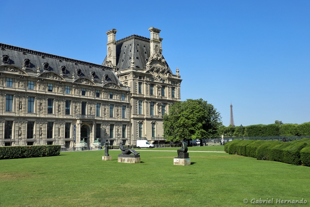 Le Jardin du Carrousel, sans sa partie Sud