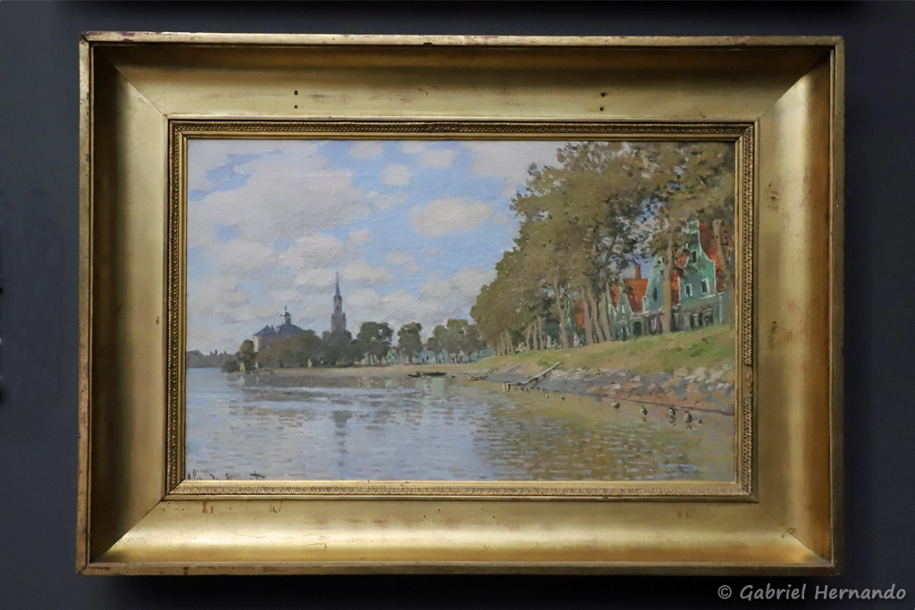 Zaandam, dit aussi Canal en Hollande - Claude Monet