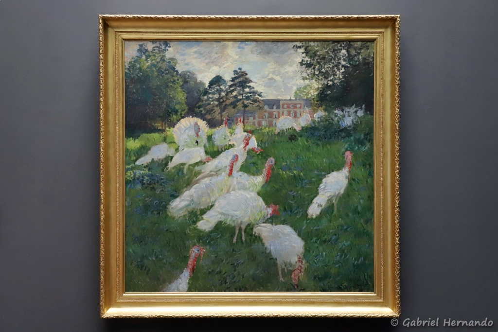 Les Dindons, décoration non terminée - Claude Monet