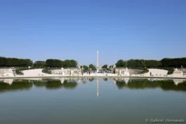 Le bassin octogonal, vers la Concorde