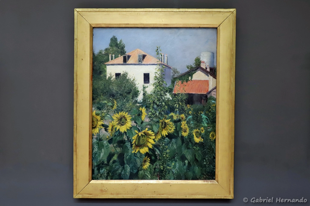 Les Soleils, jardin du Petit Gennevilliers - Gustave Caillebotte