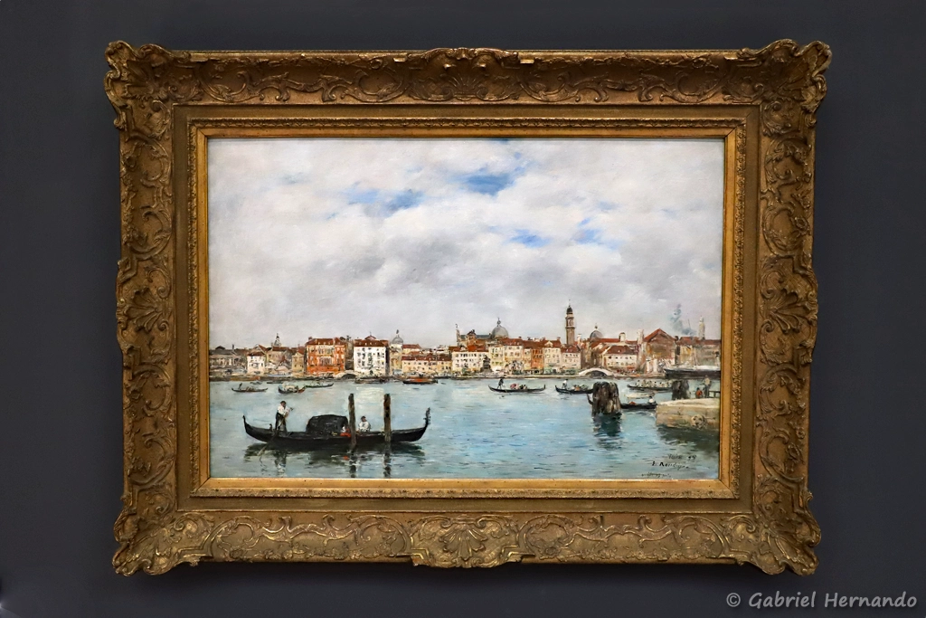 Venise, Quai des esclavons - Eugène Boudin