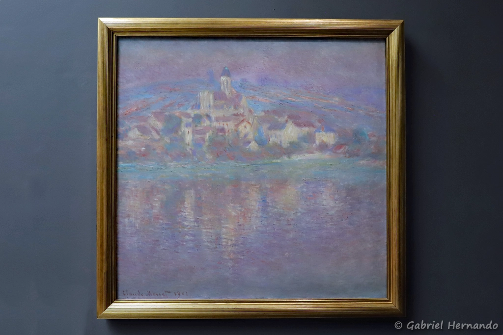 Vétheuil, soleil couchant - Claude Monet