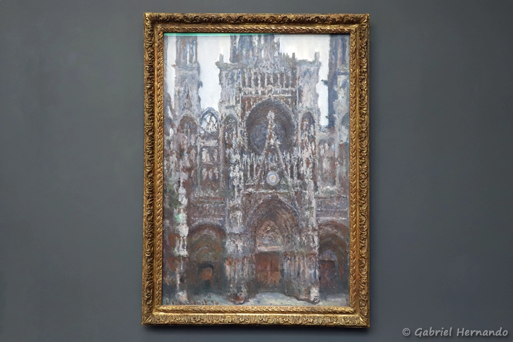 La Cathédrale de Rouen, le portail vu de face, dit aussi Harmonie brune - Claude Monet