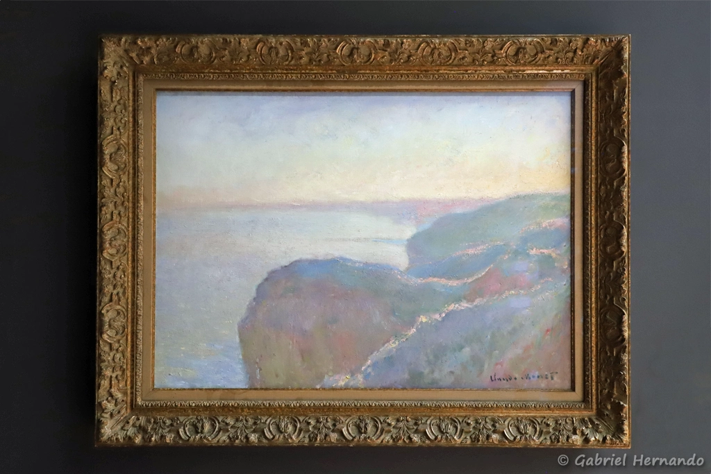 Sur la falaise à Dieppe - Claude Monet