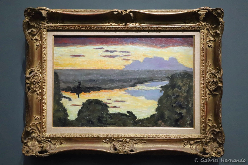 Couchant, bord de rivière - Pierre Bonnard