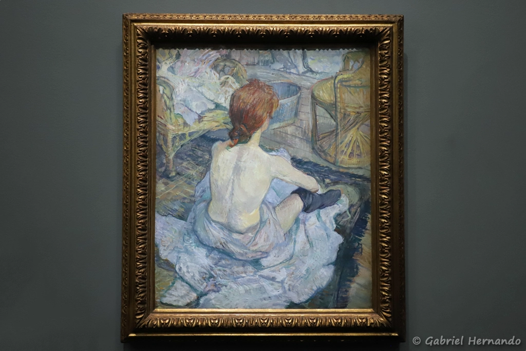 Rousse, dit aussi La Toilette - Henri de Toulouse-Lautrec