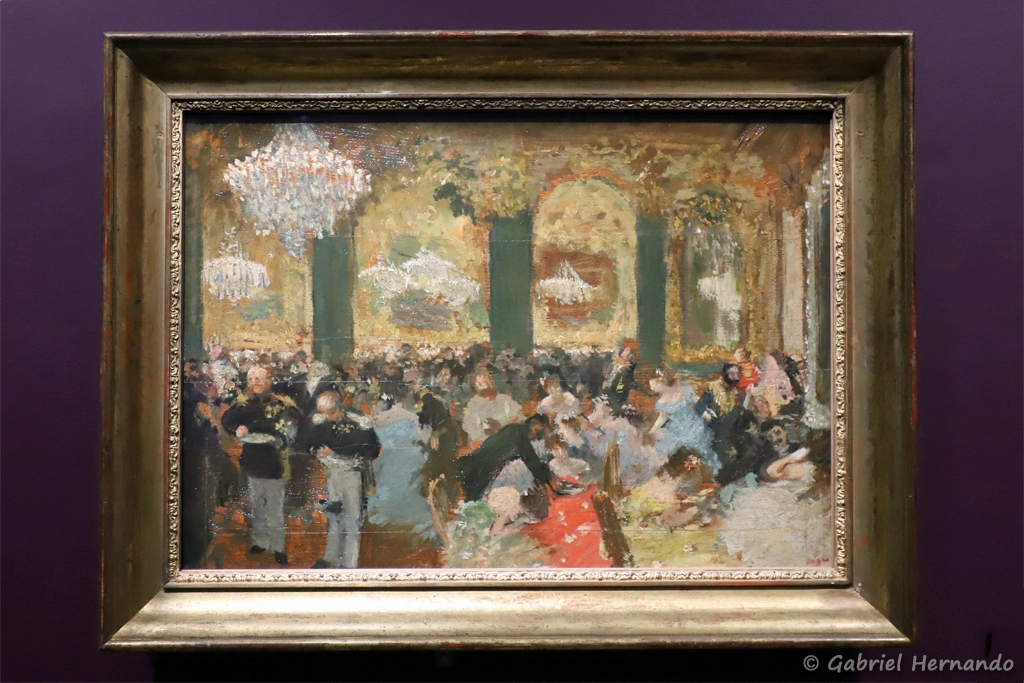 Le Souper au bal (d'après Menzel) - Edgar Degas