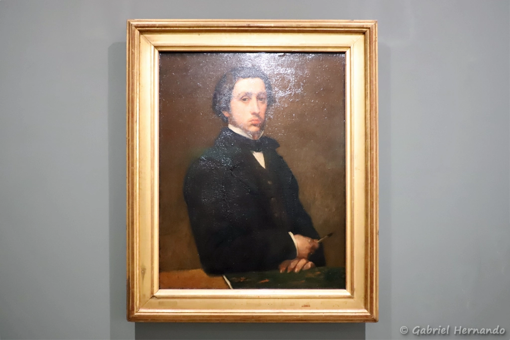 Portrait de l'artiste, dit aussi Degas au porte fusain - Edgar Degas